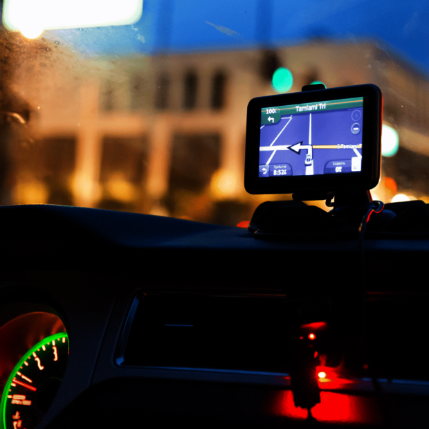 Navigationssystem im Auto